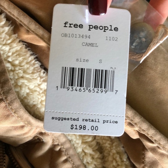 Free People Camel reversible jacket - Picture 4 of 6